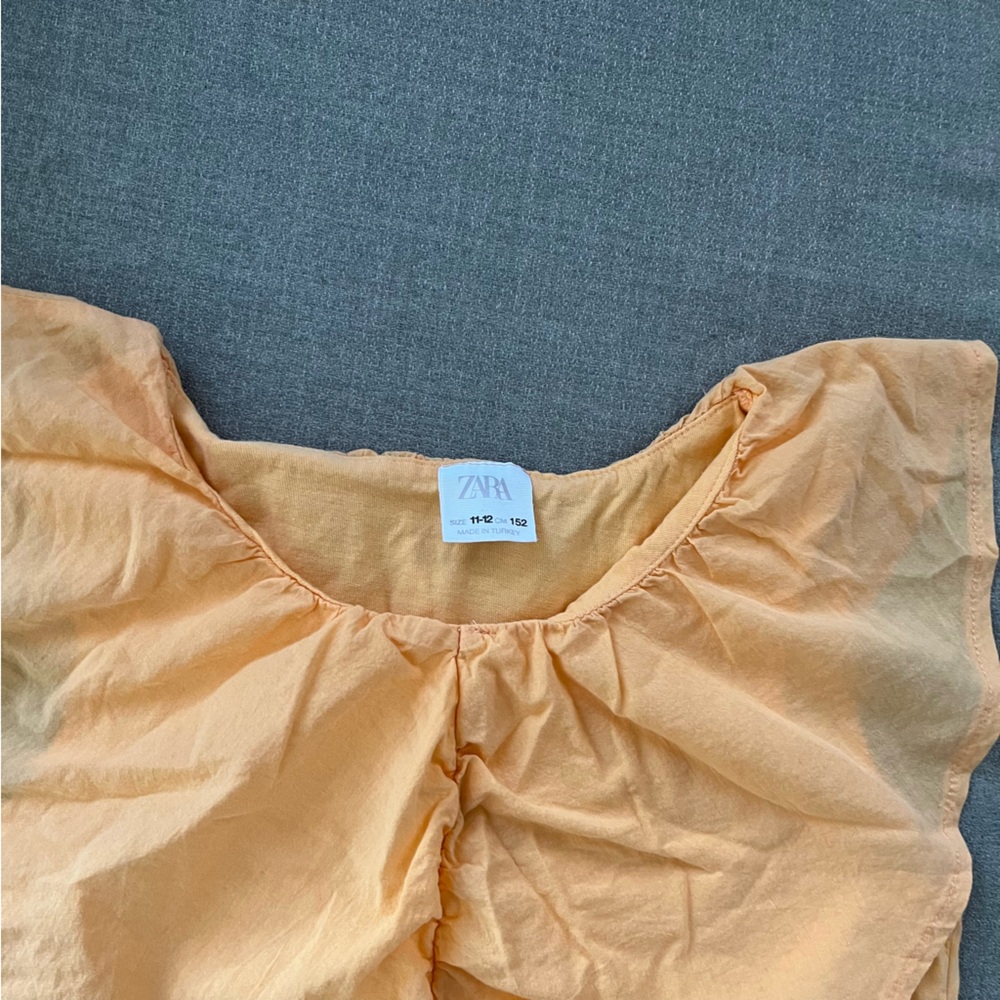 Zara RUFFLED TOP - Picture 3 of 5